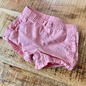 18/24 baby girl Old Navy shorts with ruffles